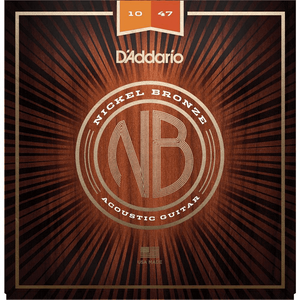 DAddario NB1047 Nickel Bronze Acoustic Guitar Strings
